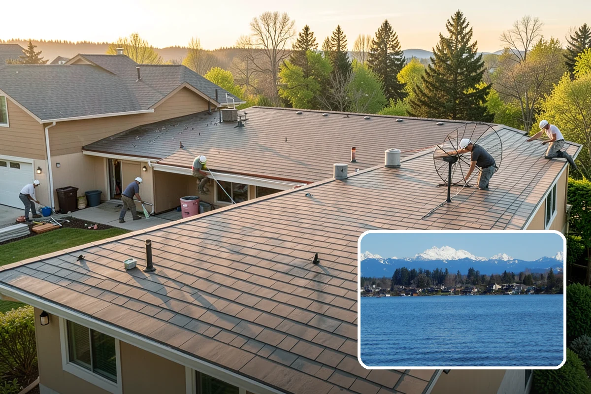 Composite Fence Installation in Lake Stevens, Snohomish County, WA - Wood look without the maintenance