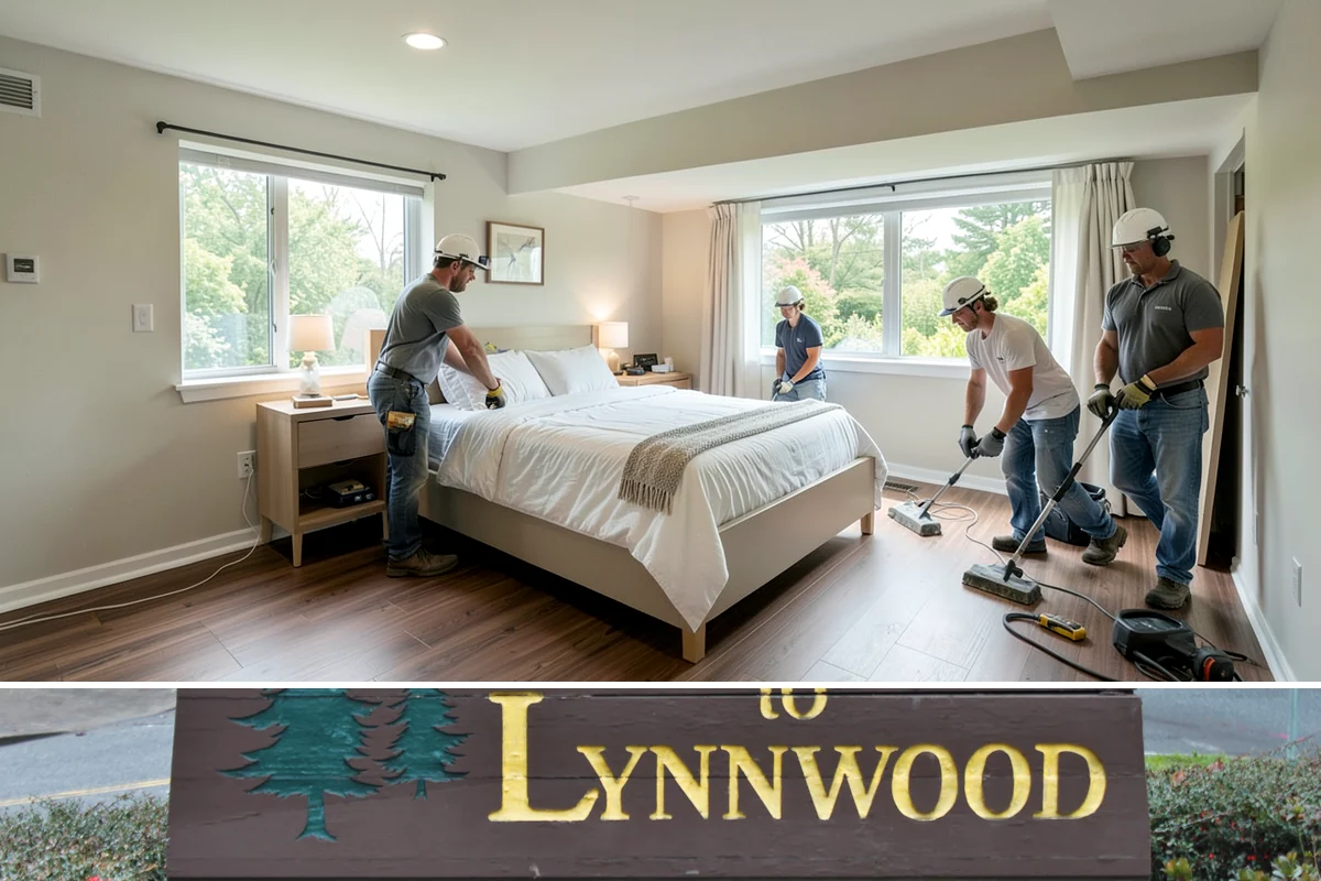 Composite Fence Installation in Lynnwood, Snohomish County, WA - Summer footings cure fully before winter weather stresses the panels.