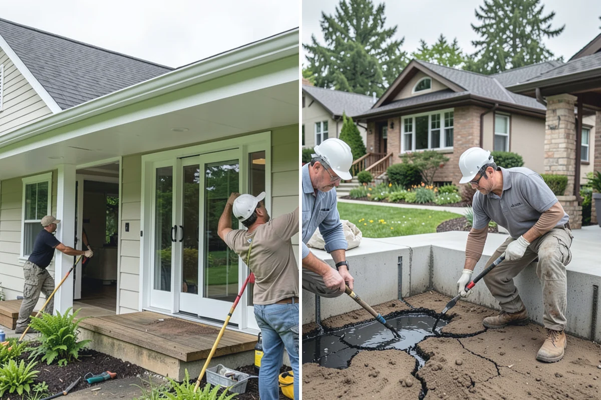Composite Fence Installation in Marysville, Snohomish County, WA - Lay out the run and confirm boundaries