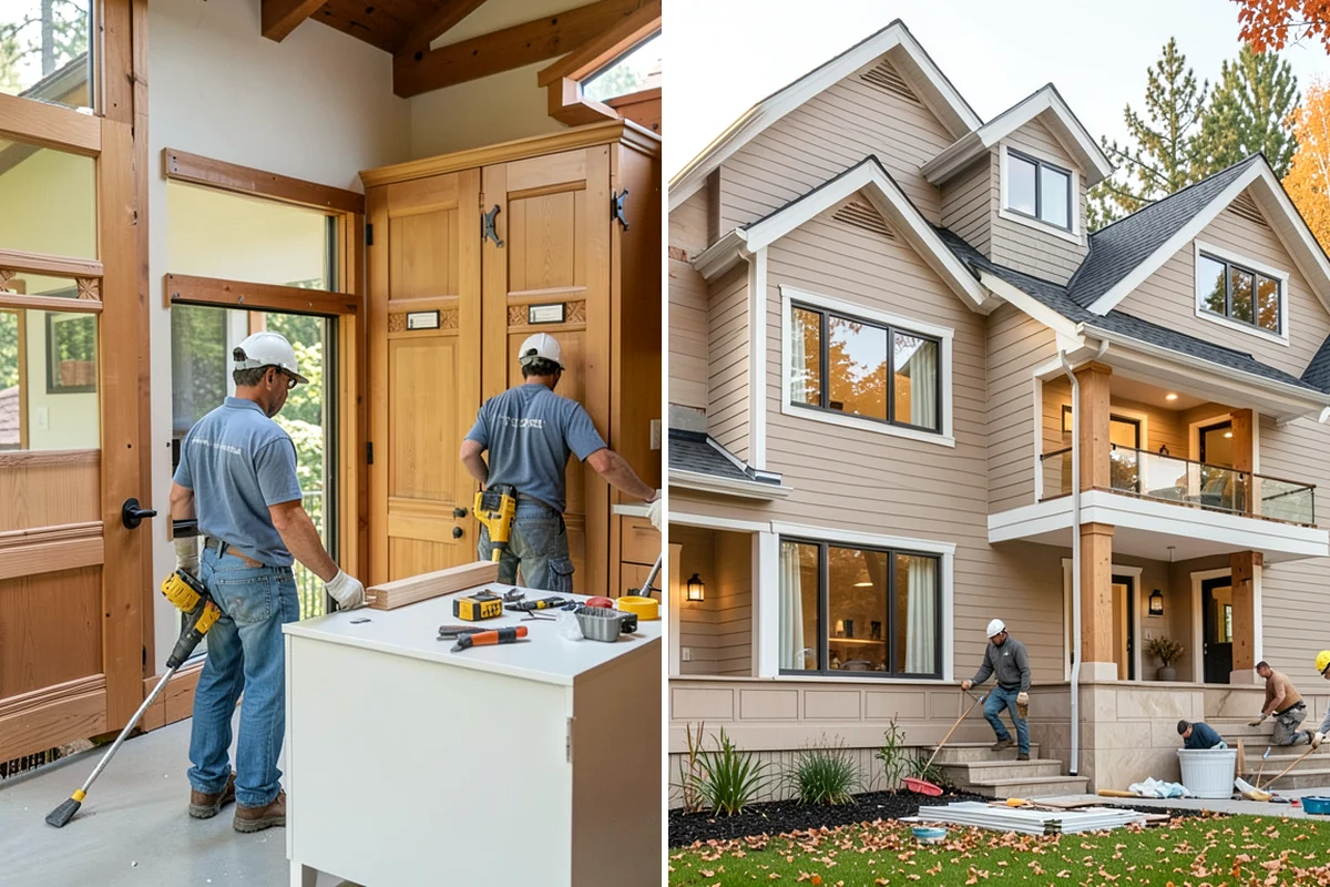 Composite Fence Installation in Normandy Park, King County, WA - Lay out the run and confirm boundaries