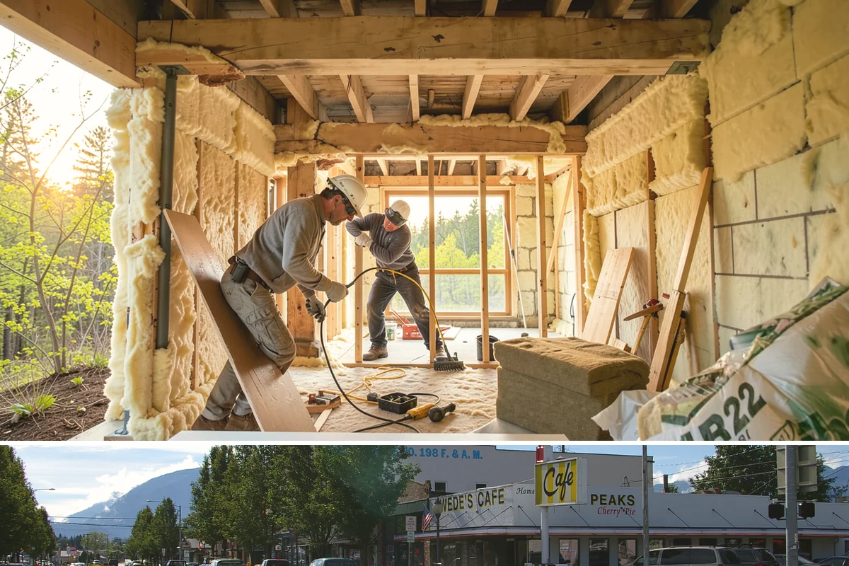 Composite Fence Installation in North Bend, King County, WA - Summer footings cure fully before winter weather stresses the panels.