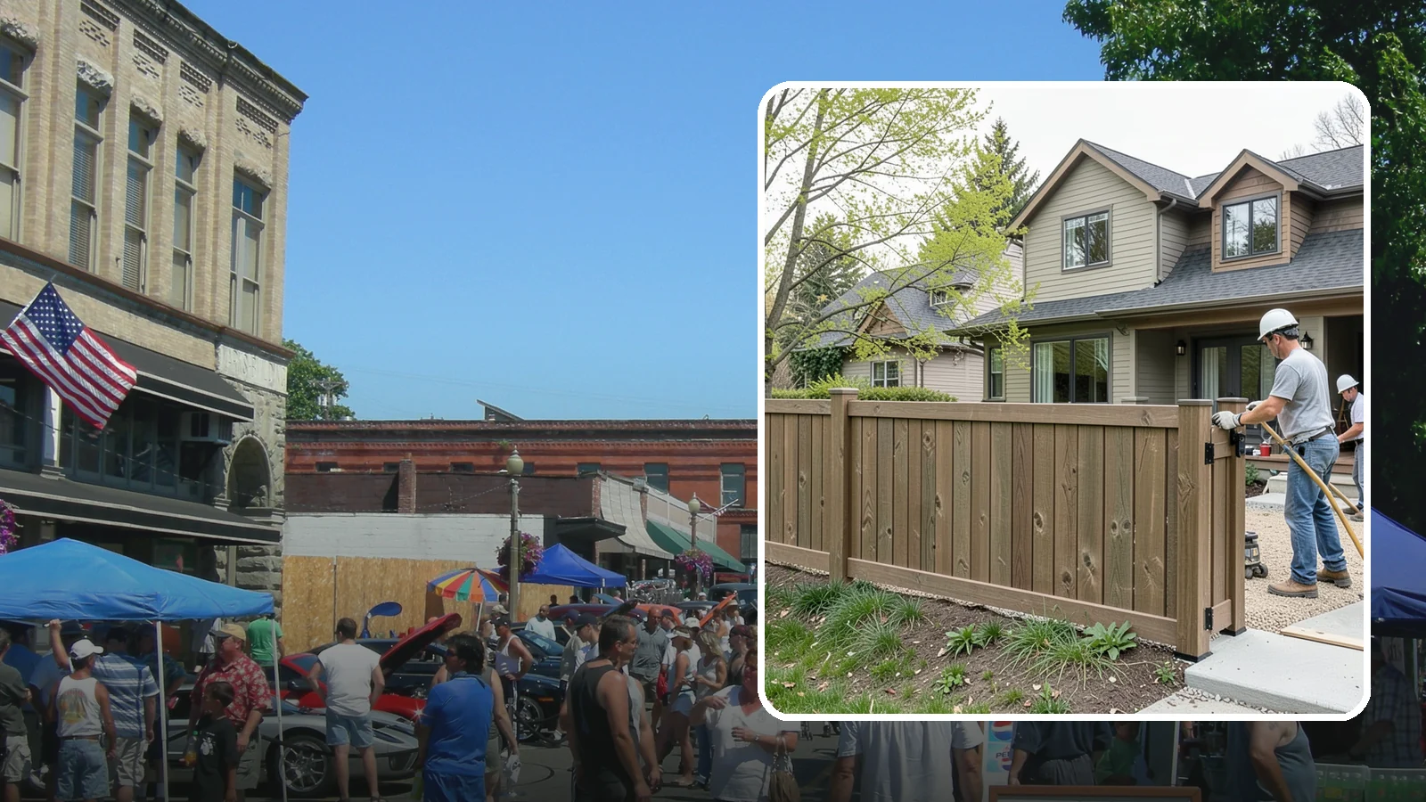 Composite Fence Installation in Snohomish, Snohomish County, WA - A rugged composite fence that pairs the look of wood with rot-proof, low-maintenance durability.
