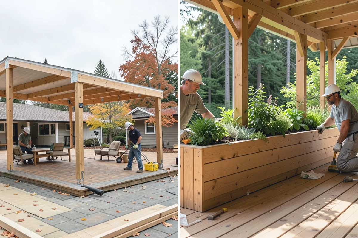 Composite Fence Installation in South Prairie, Pierce County, WA - Lay out the run and confirm boundaries