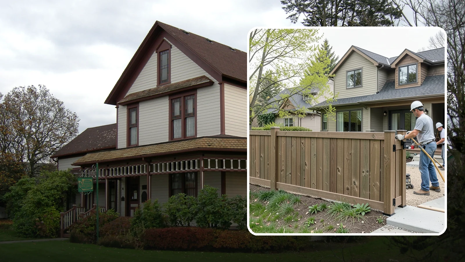 Composite Fence Installation in Sumner, Pierce County, WA - A rugged composite fence that pairs the look of wood with rot-proof, low-maintenance durability.