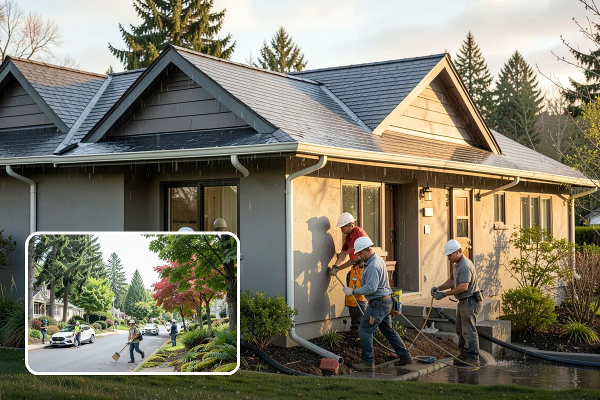 Concrete Apron Installation in Beaux Arts Village, King County, WA - Handles heavy wheel loads at transitions