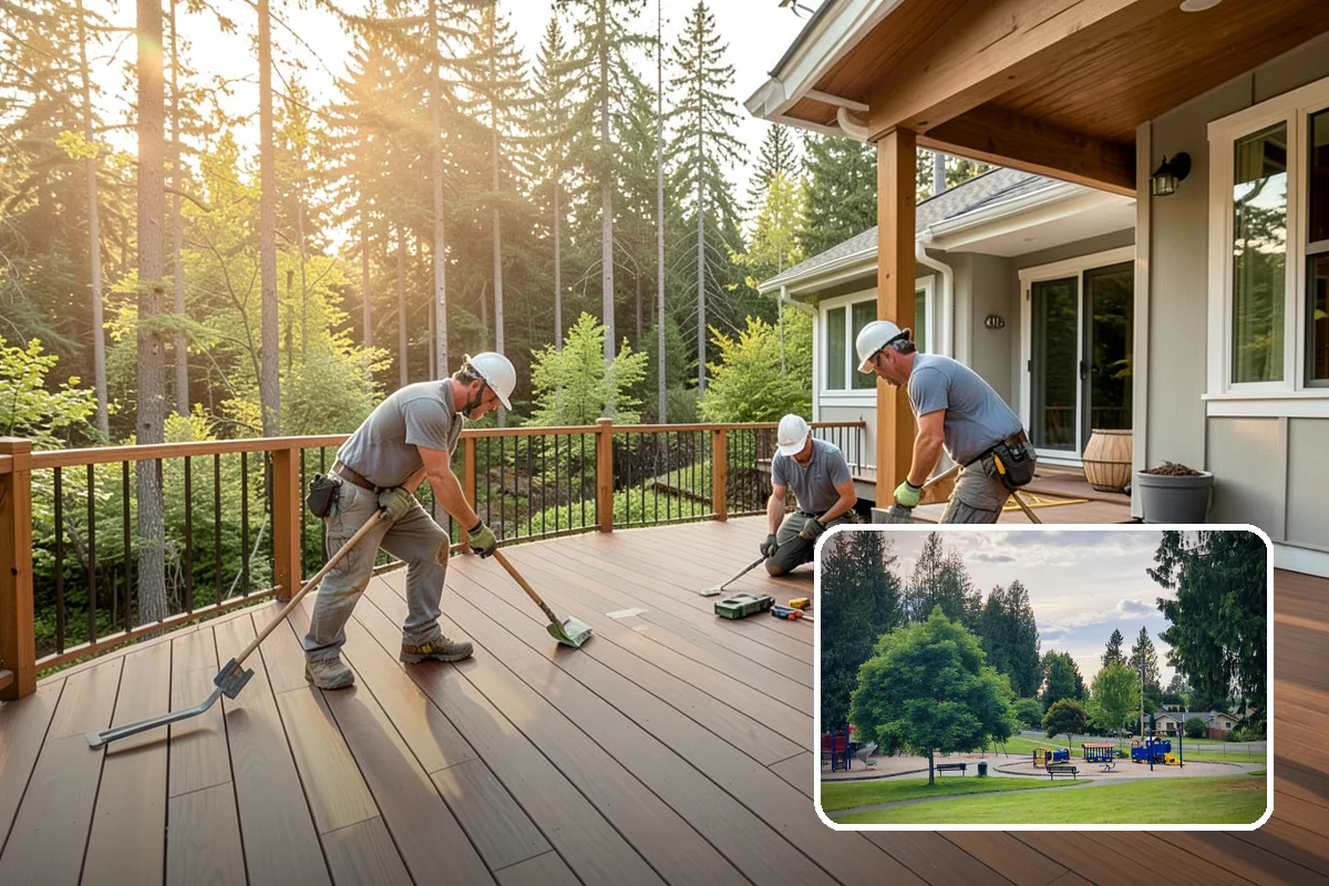 Concrete Apron Installation in Bonney Lake, Pierce County, WA - Handles heavy wheel loads at transitions