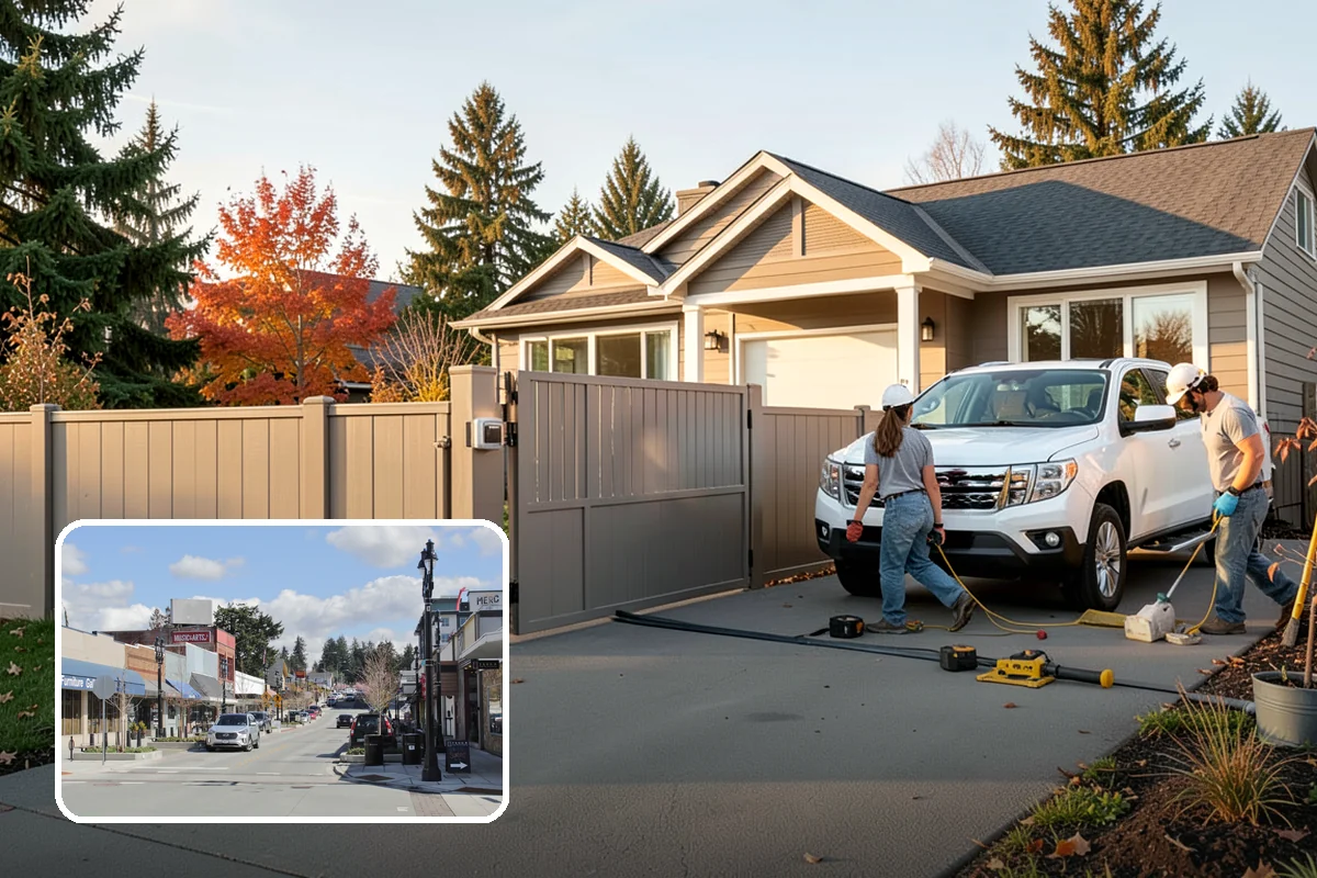 Concrete Apron Installation in Bothell, King County, WA - Handles heavy wheel loads at transitions