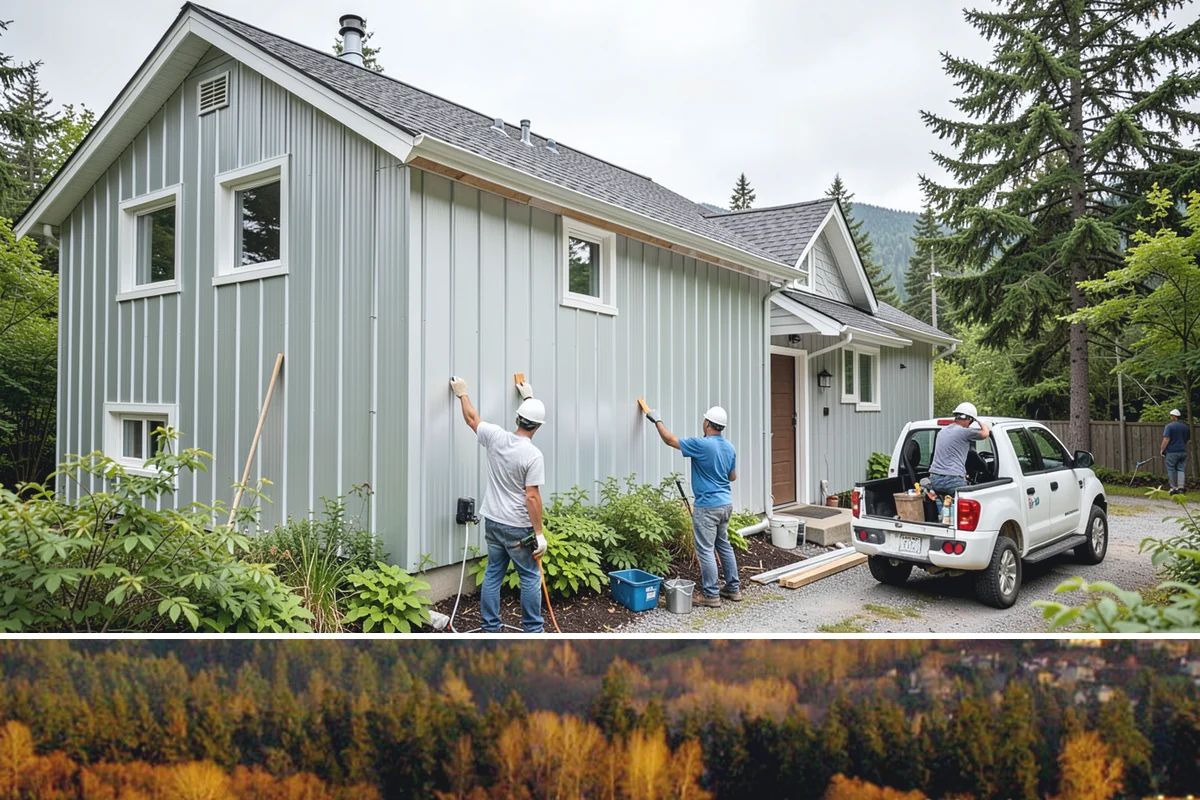 Concrete Apron Installation in Kenmore, King County, WA - Summer's dry conditions allow the load-bearing apron to cure to full strength before winter use.