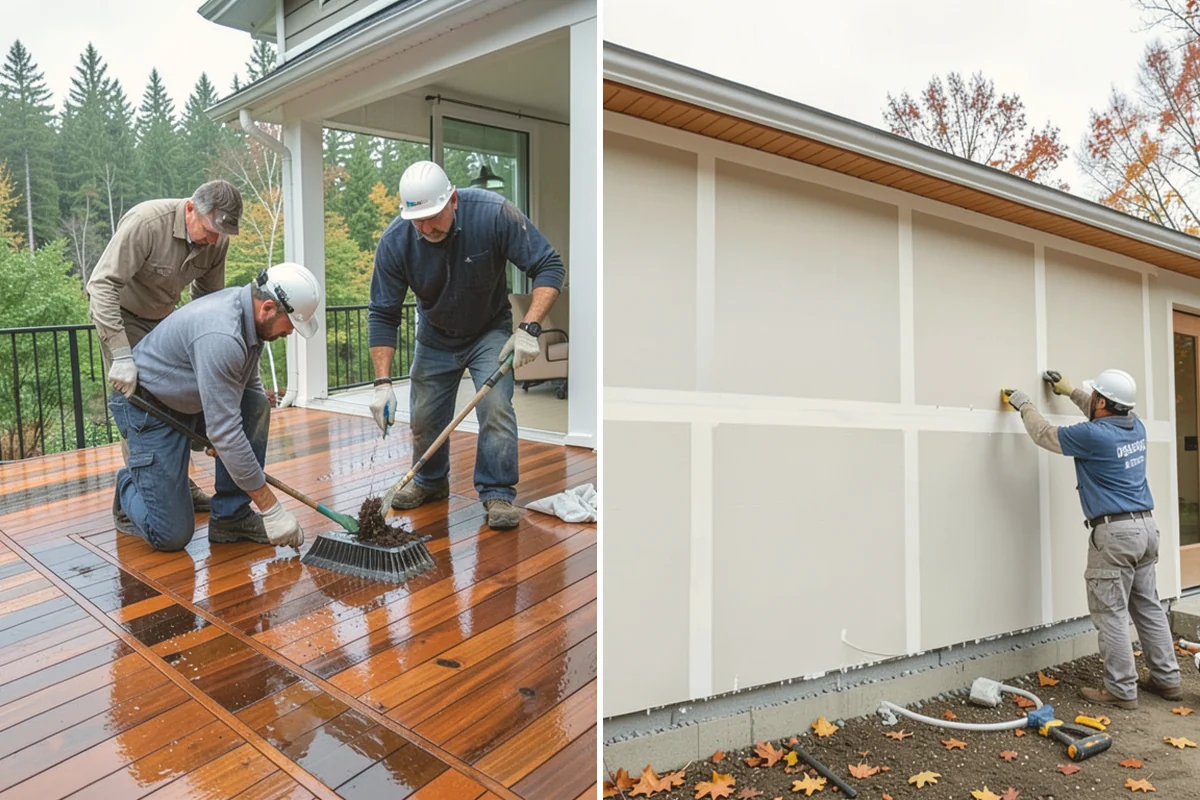 Concrete Apron Installation in Kirkland, King County, WA - Assess the transition area and grade