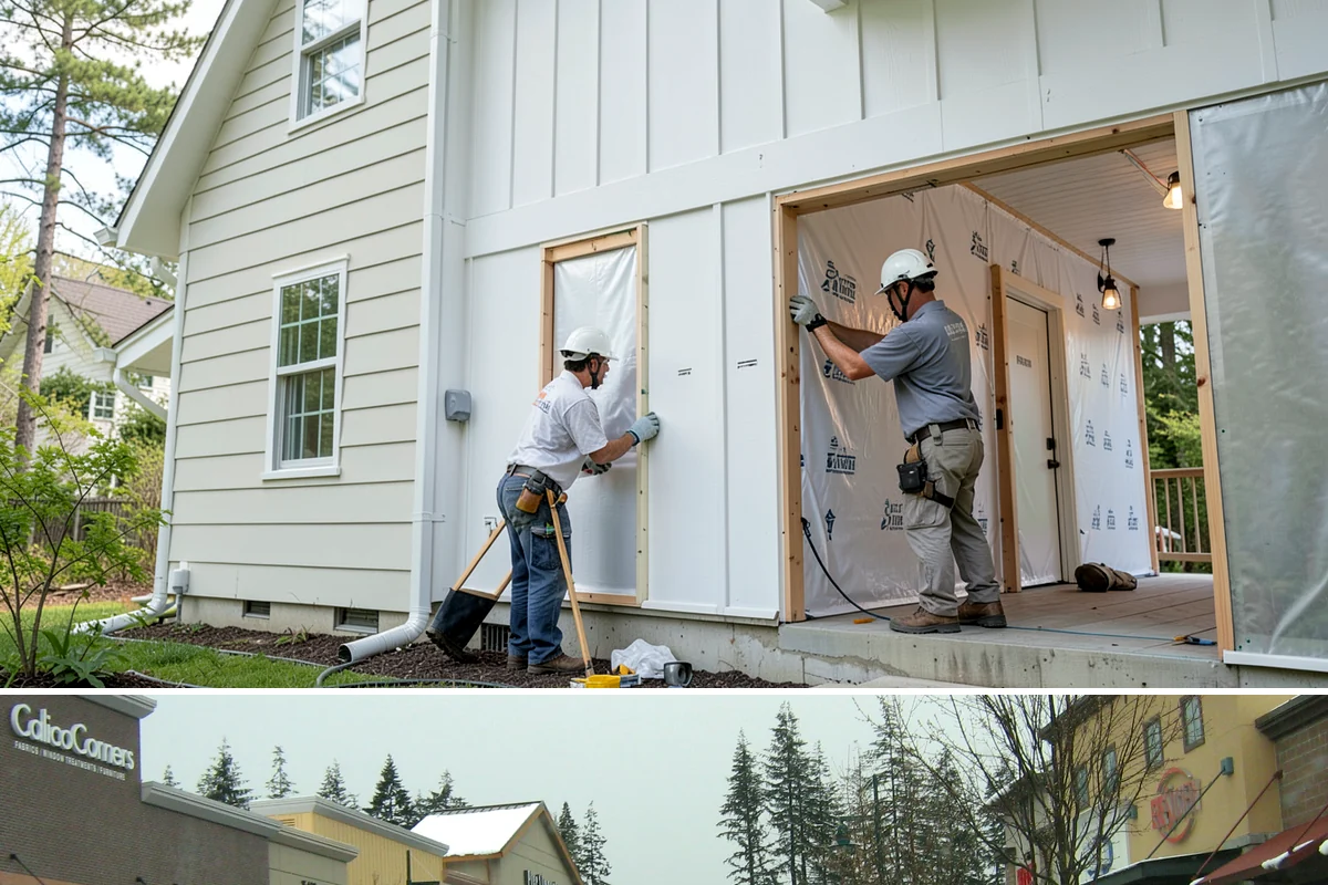 Concrete Apron Installation in Mill Creek, Snohomish County, WA - Summer's dry conditions allow the load-bearing apron to cure to full strength before winter use.