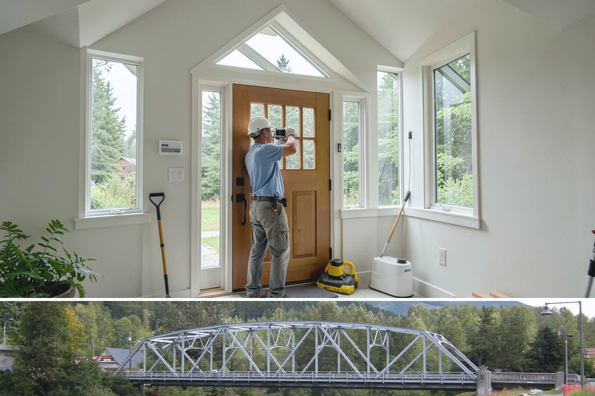 Concrete Apron Installation in Skykomish, King County, WA - Summer's dry conditions allow the load-bearing apron to cure to full strength before winter use.