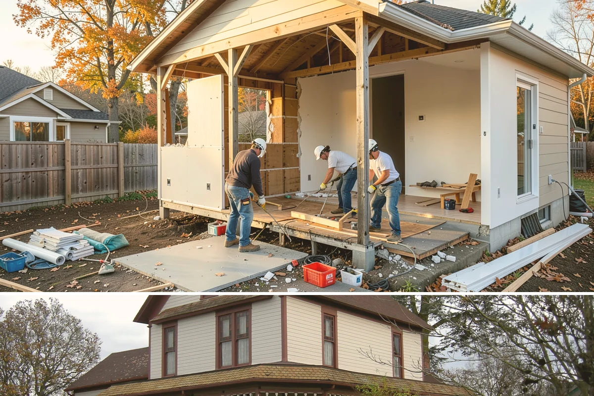 Concrete Apron Installation in Sumner, Pierce County, WA - Summer's dry conditions allow the load-bearing apron to cure to full strength before winter use.