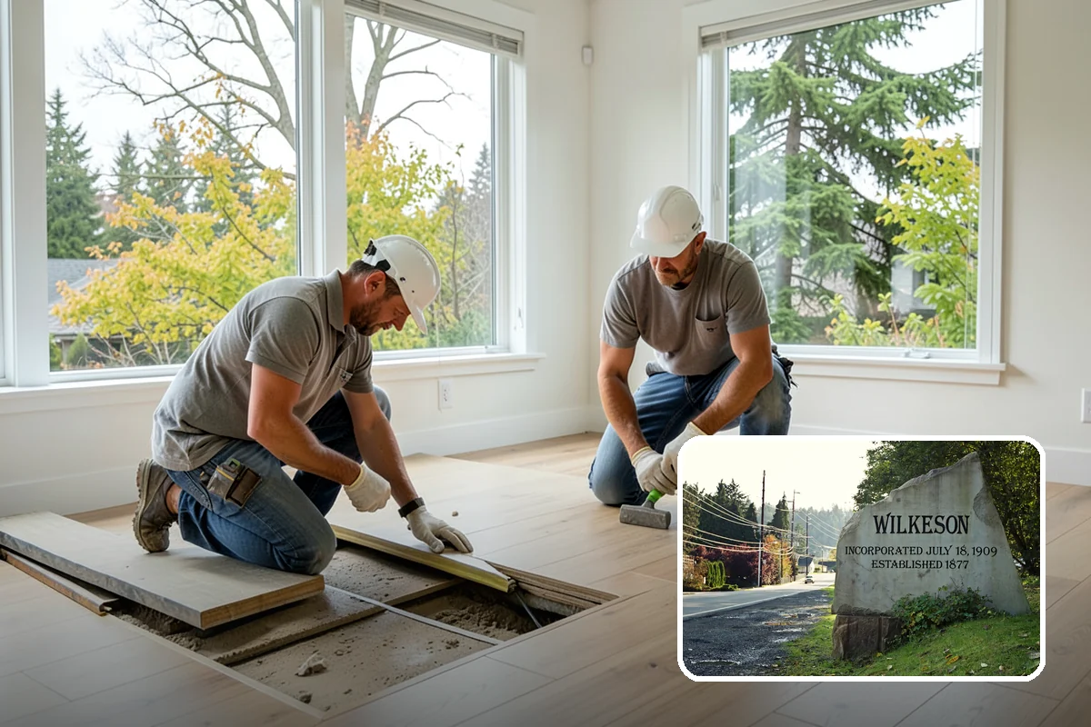 Concrete Apron Installation in Wilkeson, Pierce County, WA - Handles heavy wheel loads at transitions