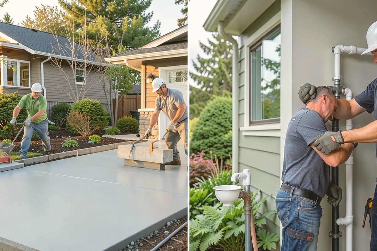 Concrete Countertop Installation in Algona, King County, WA - Design shape, color, and integrated features