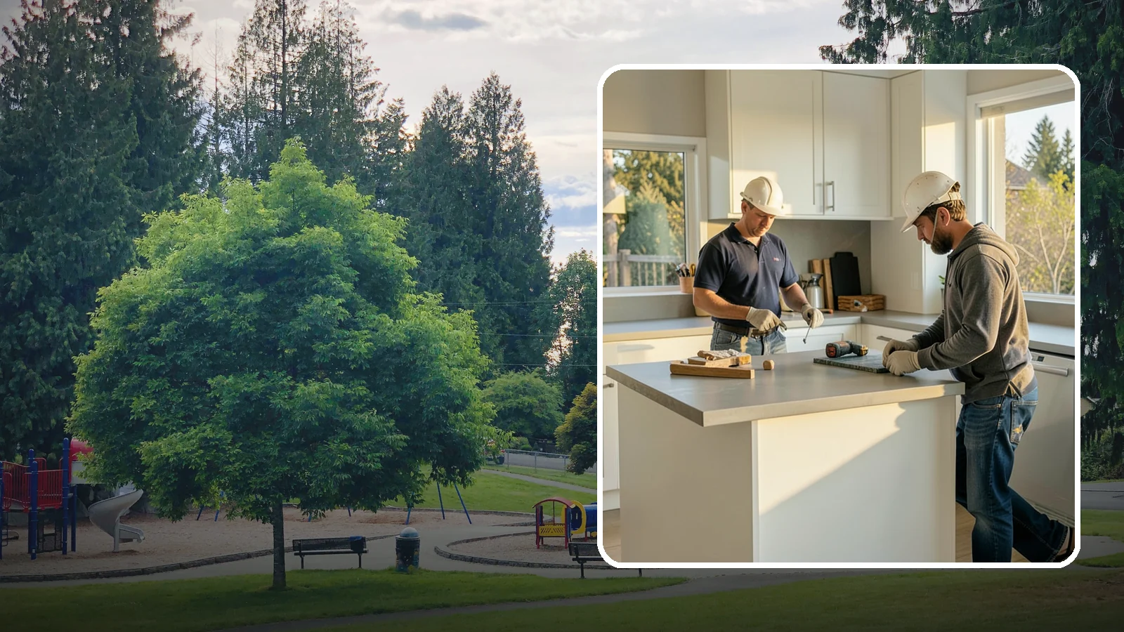 Concrete Countertop Installation in Bonney Lake, Pierce County, WA - Custom concrete countertop installation offering seamless, moldable surfaces in the color and shape you envision.