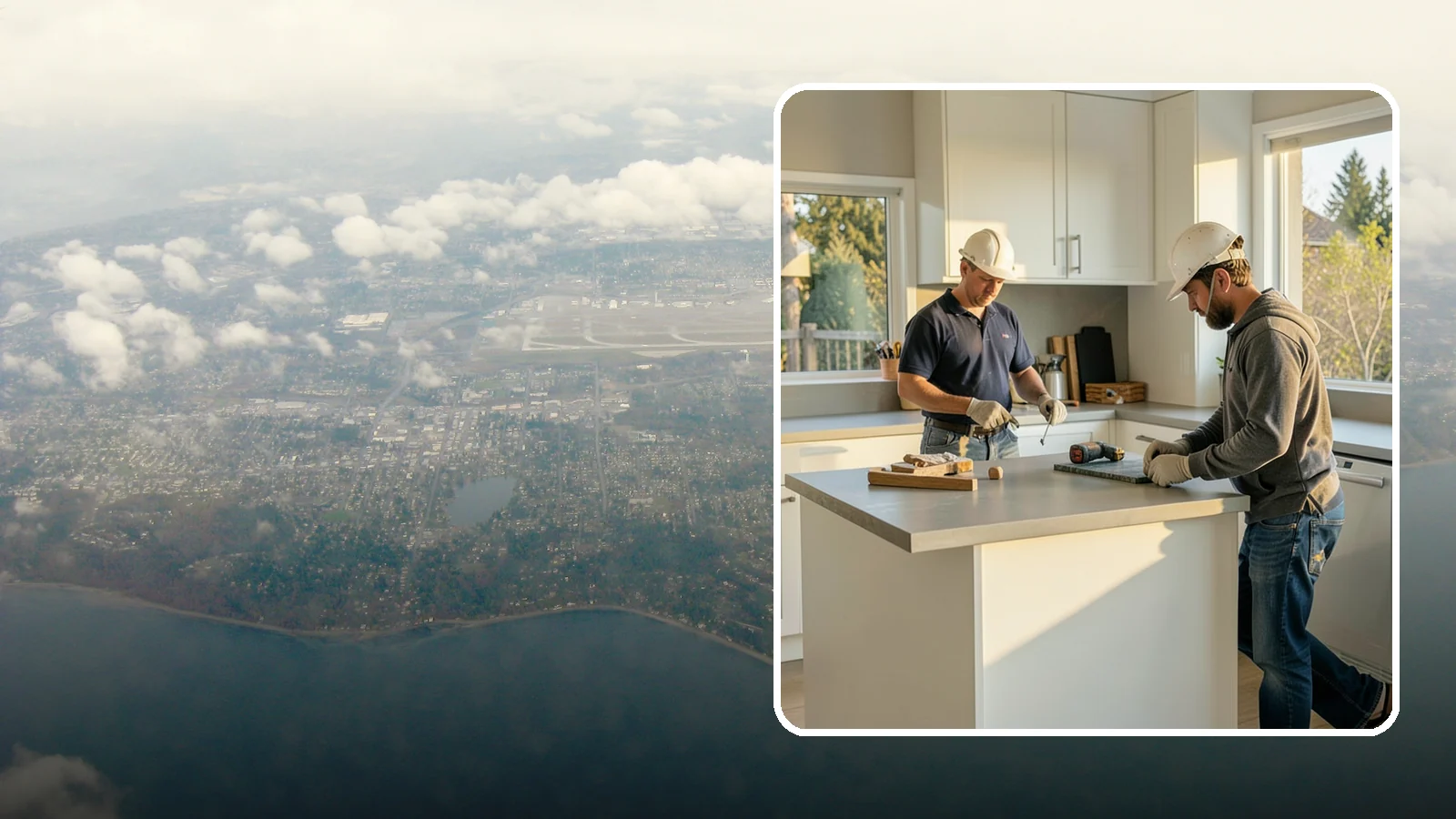 Concrete Countertop Installation in Burien, King County, WA - Custom concrete countertop installation offering seamless, moldable surfaces in the color and shape you envision.