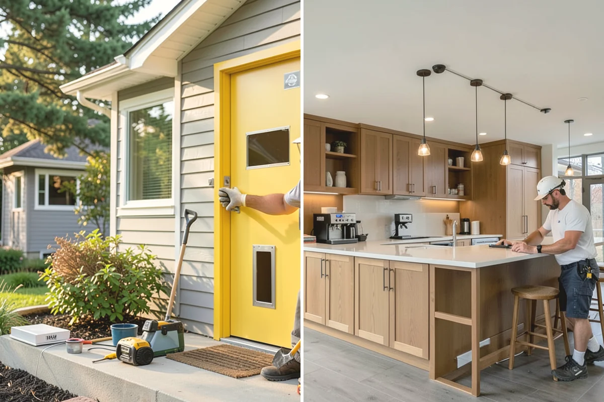 Concrete Countertop Installation in Carnation, King County, WA - Design shape, color, and integrated features