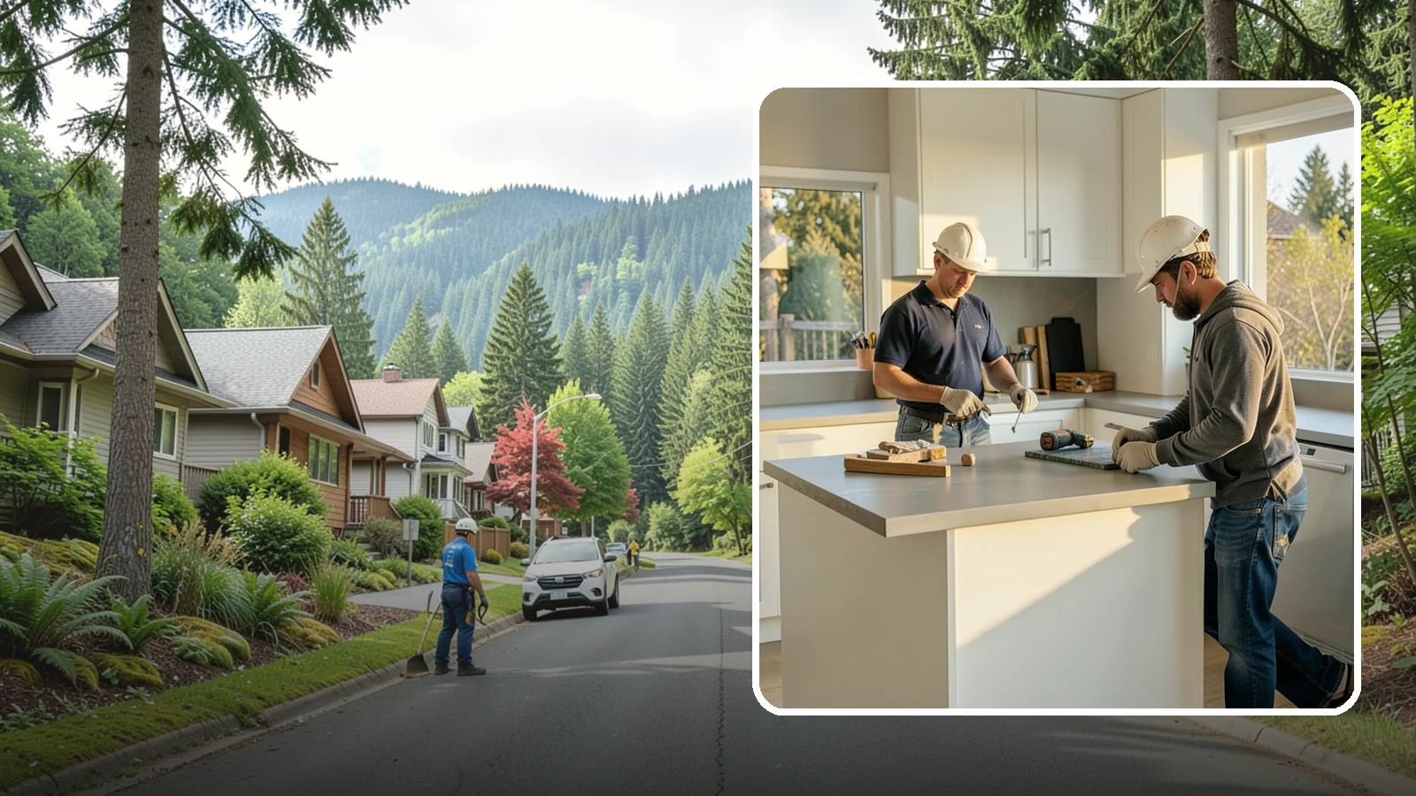 Concrete Countertop Installation in Darrington, Snohomish County, WA - Custom concrete countertop installation offering seamless, moldable surfaces in the color and shape you envision.
