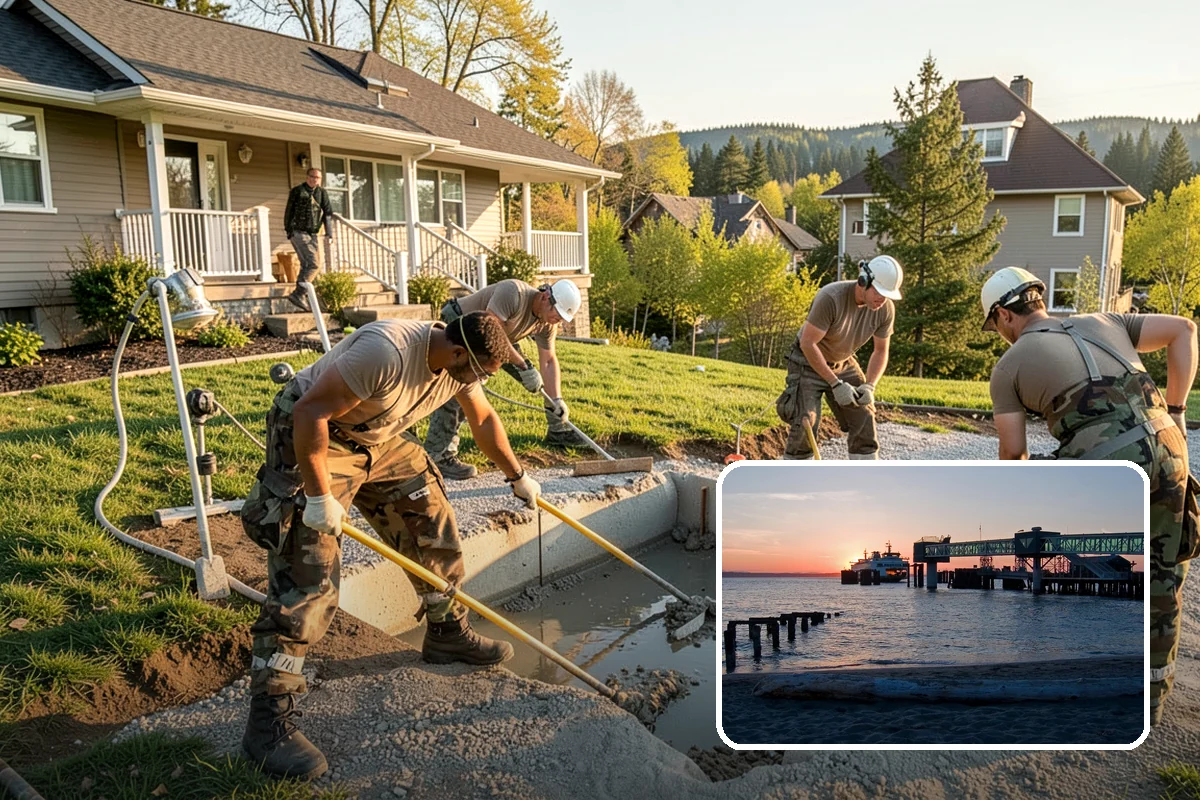 Concrete Countertop Installation in Edmonds, Snohomish County, WA - Fully custom shapes, colors, and finishes