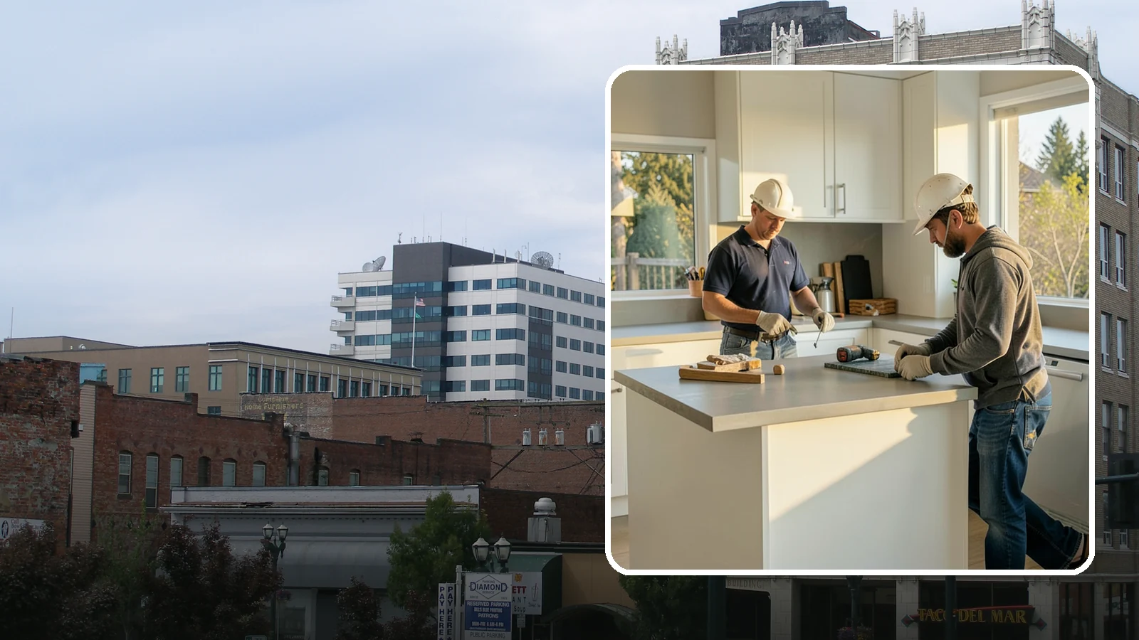 Concrete Countertop Installation in Everett, Snohomish County, WA - Custom concrete countertop installation offering seamless, moldable surfaces in the color and shape you envision.