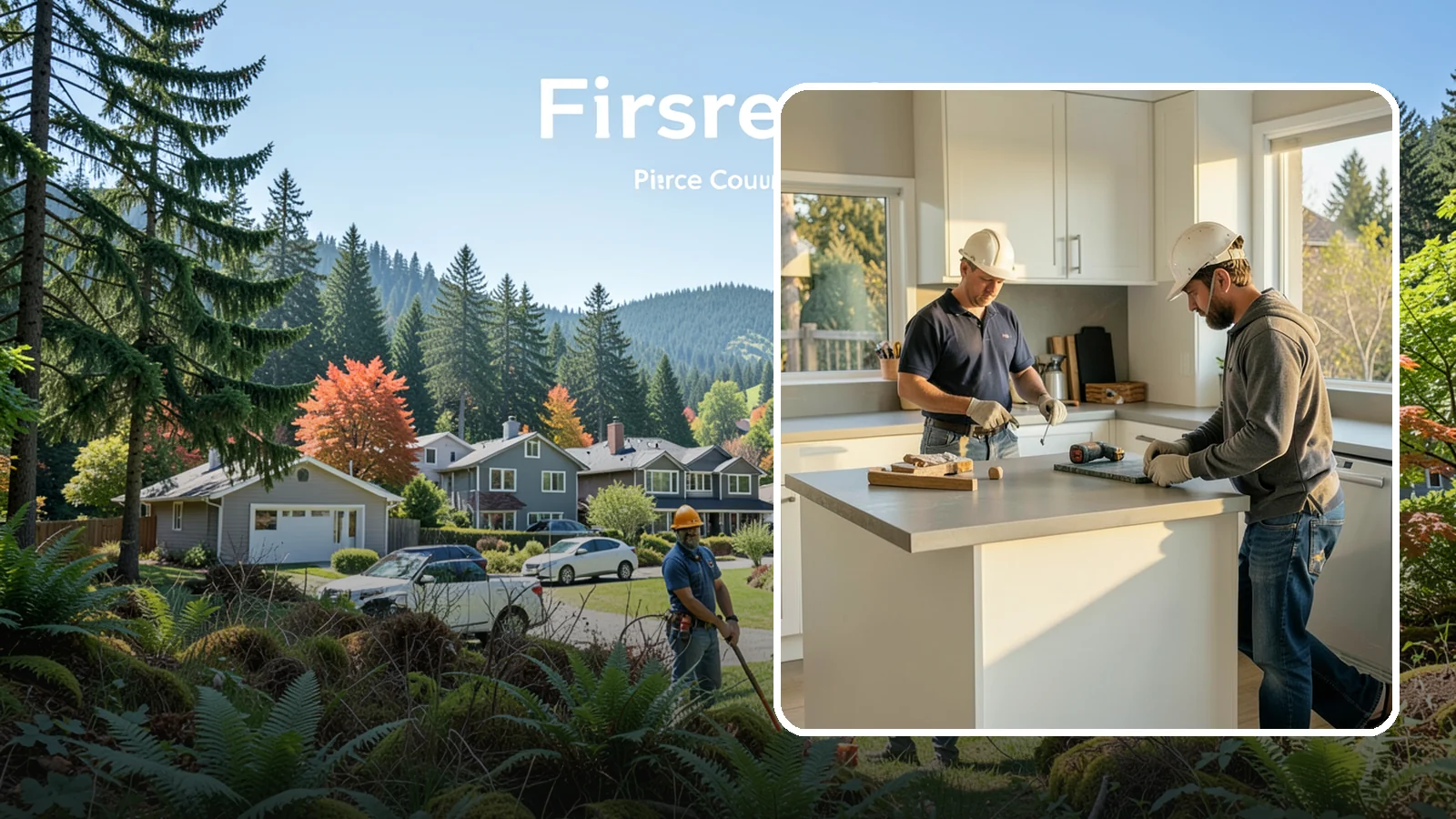 Concrete Countertop Installation in Fircrest, Pierce County, WA - Custom concrete countertop installation offering seamless, moldable surfaces in the color and shape you envision.
