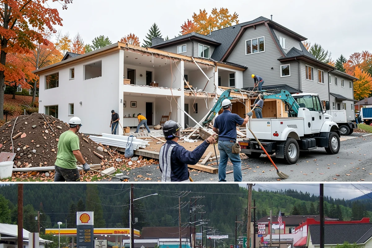 Concrete Countertop Installation in Granite Falls, Snohomish County, WA - Concrete countertops are cast and installed indoors year-round, so the PNW weather never delays fabrication.