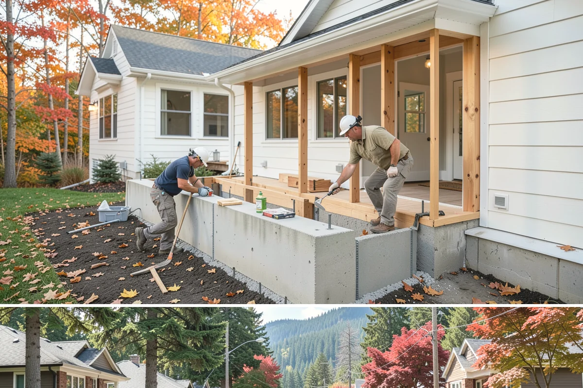 Concrete Countertop Installation in Hunts Point, King County, WA - Concrete countertops are cast and installed indoors year-round, so the PNW weather never delays fabrication.