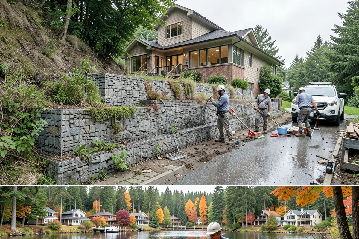 Concrete Countertop Installation in La Conner, Skagit County, WA - Concrete countertops are cast and installed indoors year-round, so the PNW weather never delays fabrication.