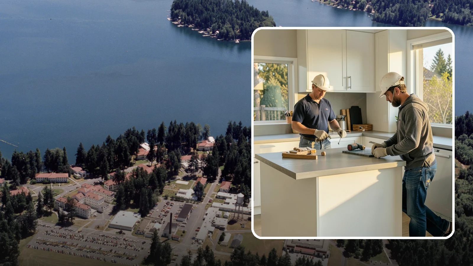 Concrete Countertop Installation in Lakewood, Pierce County, WA - Custom concrete countertop installation offering seamless, moldable surfaces in the color and shape you envision.