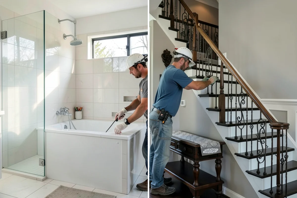 Concrete Countertop Installation in Maple Valley, King County, WA - Design shape, color, and integrated features