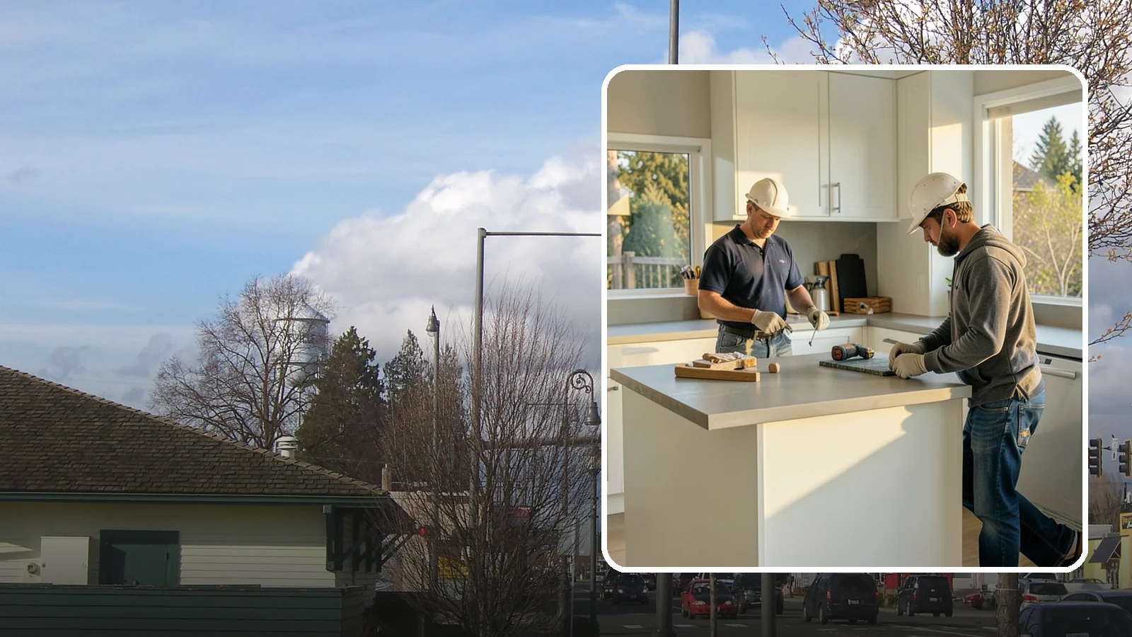 Concrete Countertop Installation in Marysville, Snohomish County, WA - Custom concrete countertop installation offering seamless, moldable surfaces in the color and shape you envision.