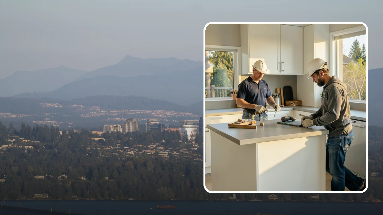 Concrete Countertop Installation in Medina, King County, WA - Custom concrete countertop installation offering seamless, moldable surfaces in the color and shape you envision.