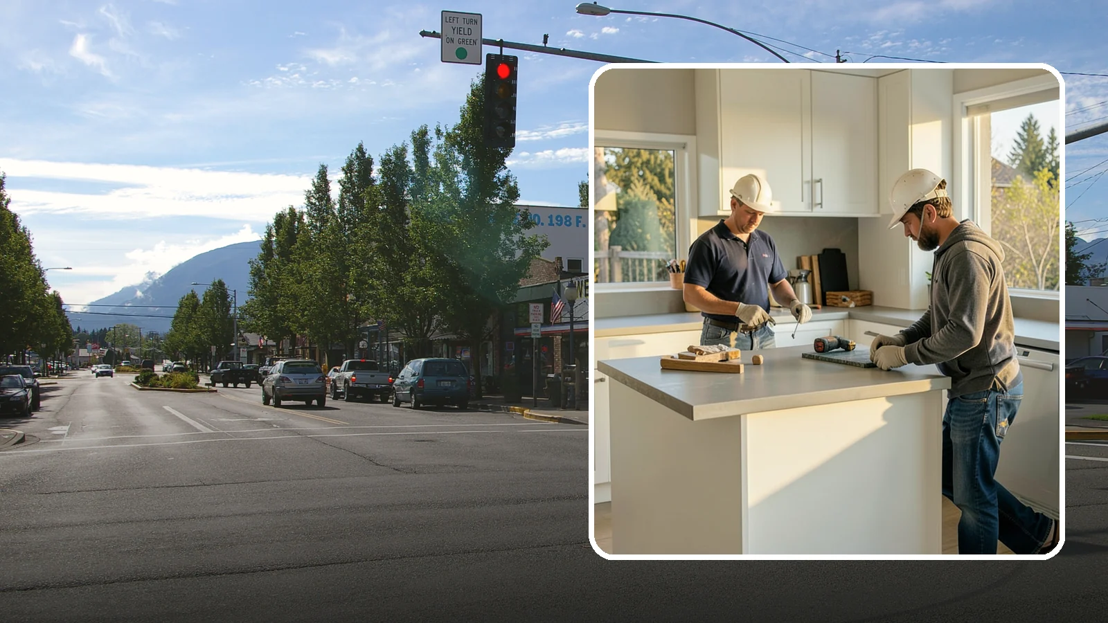 Concrete Countertop Installation in North Bend, King County, WA - Custom concrete countertop installation offering seamless, moldable surfaces in the color and shape you envision.