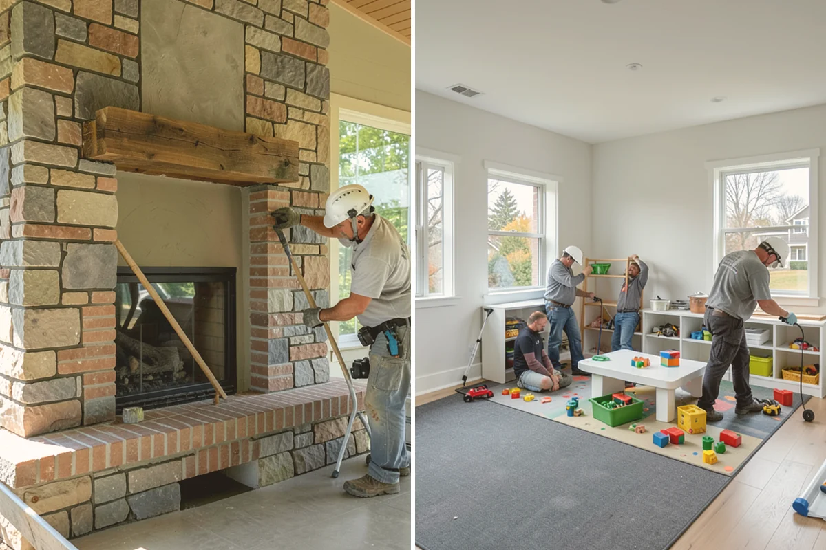 Concrete Countertop Installation in Orting, Pierce County, WA - Design shape, color, and integrated features