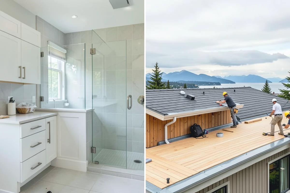 Concrete Countertop Installation in Roy, Pierce County, WA - Design shape, color, and integrated features