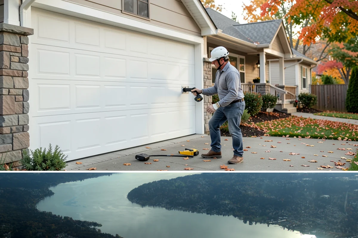 Concrete Countertop Installation in Sammamish, King County, WA - Concrete countertops are cast and installed indoors year-round, so the PNW weather never delays fabrication.