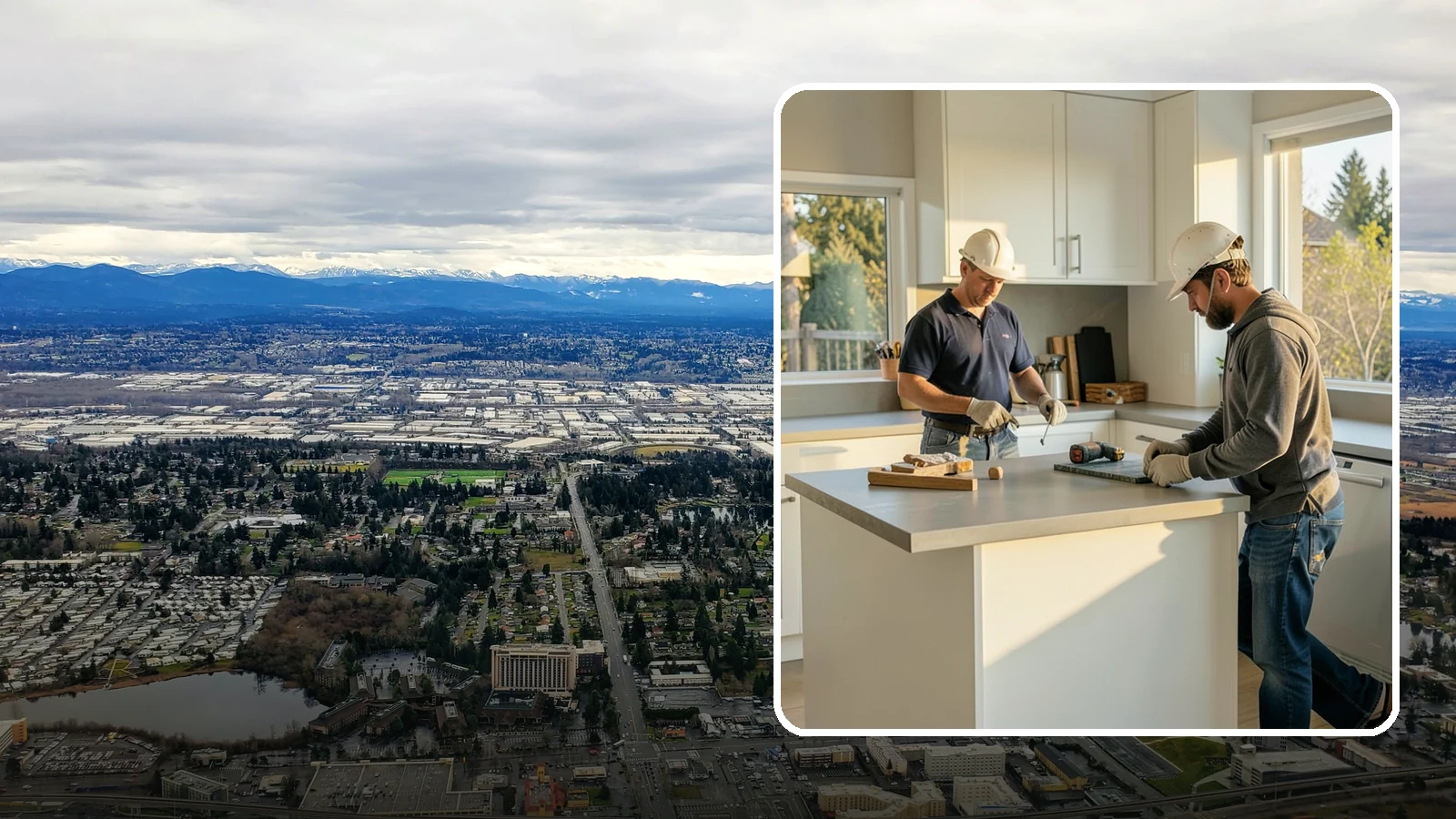 Concrete Countertop Installation in SeaTac, King County, WA - Custom concrete countertop installation offering seamless, moldable surfaces in the color and shape you envision.