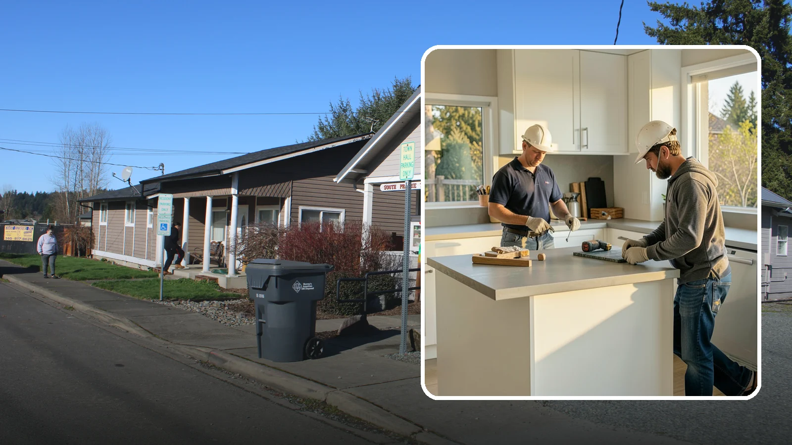 Concrete Countertop Installation in South Prairie, Pierce County, WA - Custom concrete countertop installation offering seamless, moldable surfaces in the color and shape you envision.