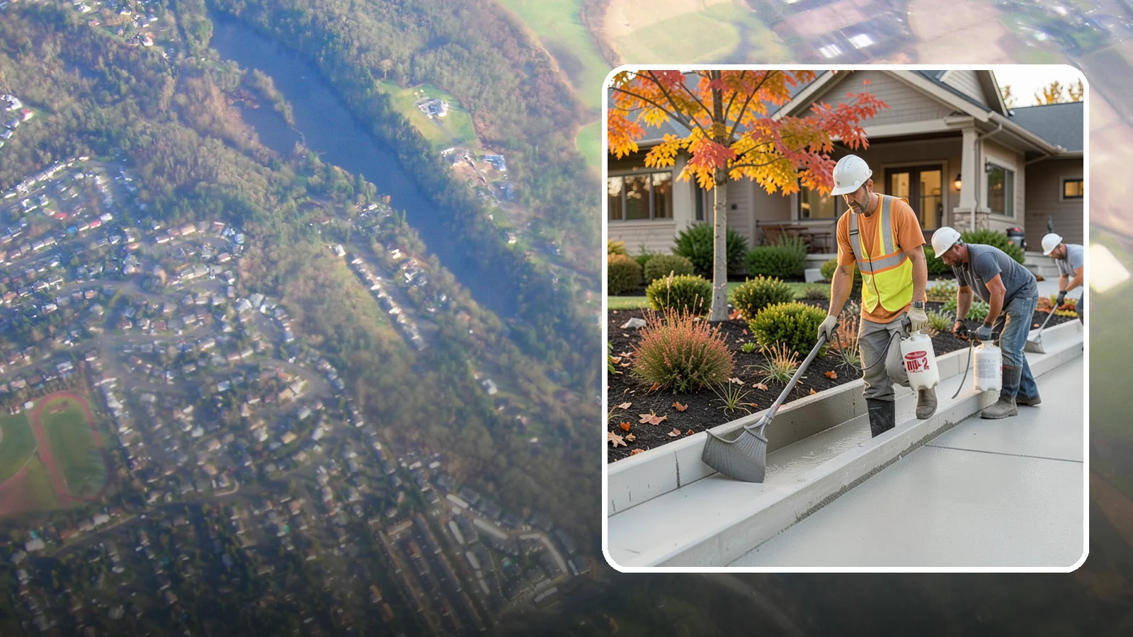 Concrete Curb Installation in Algona, King County, WA - Durable concrete curbing that defines driveways and beds while directing water where it belongs.