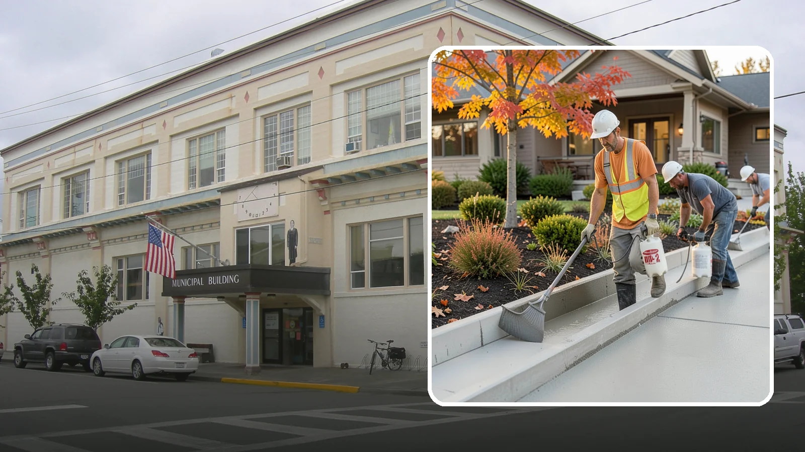 Concrete Curb Installation in Anacortes, Skagit County, WA - Durable concrete curbing that defines driveways and beds while directing water where it belongs.
