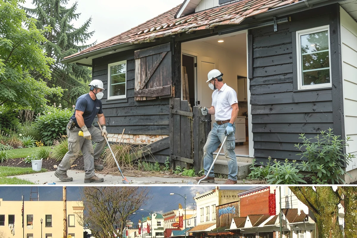 Concrete Curb Installation in Arlington, Snohomish County, WA - Dry summer weather ensures the curb cures fully before it manages the season's heavier rains.