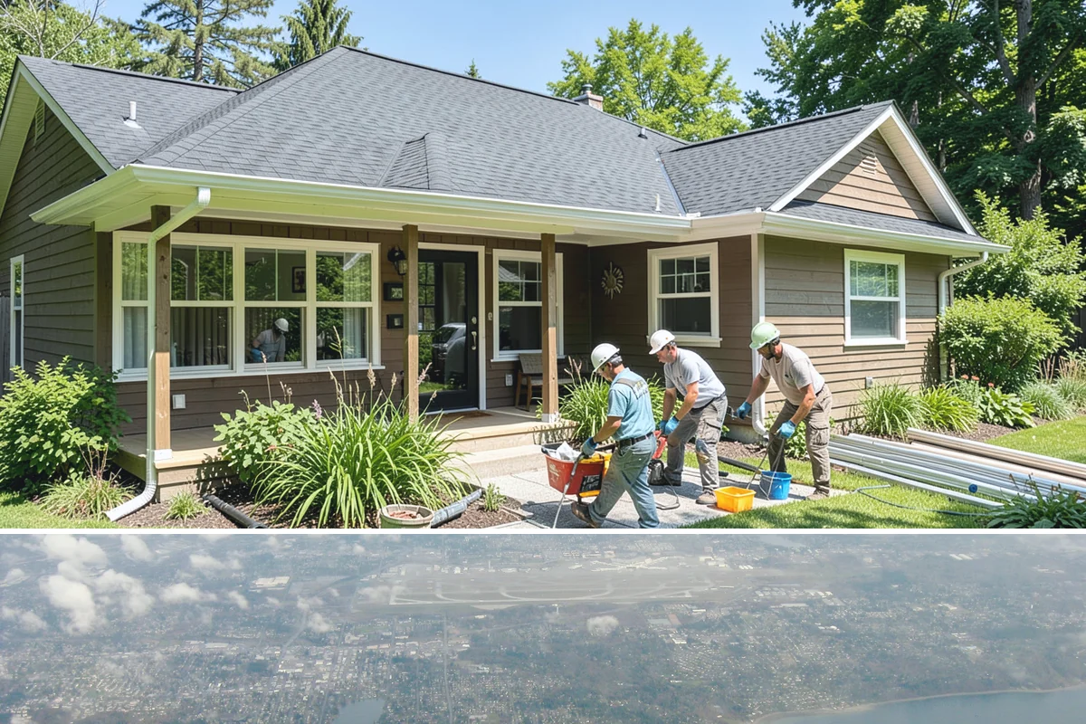 Concrete Curb Installation in Burien, King County, WA - Dry summer weather ensures the curb cures fully before it manages the season's heavier rains.
