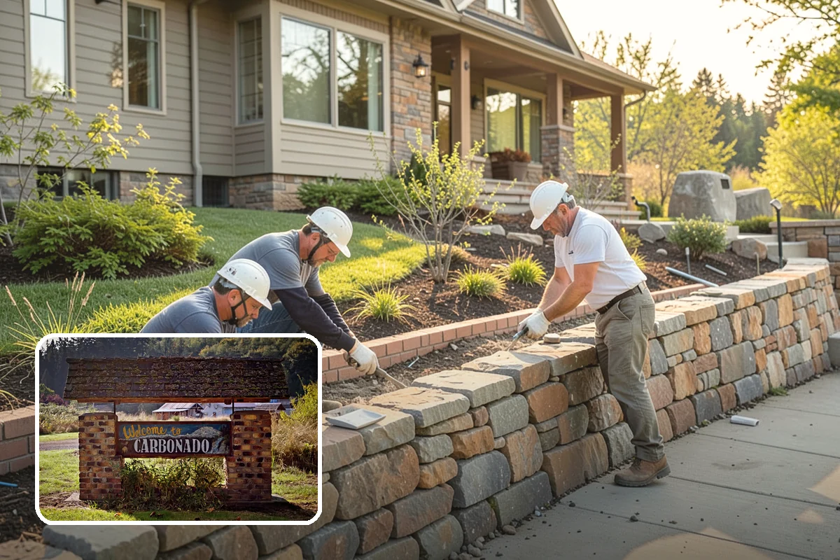 Concrete Curb Installation in Carbonado, Pierce County, WA - Defines edges and protects landscaping