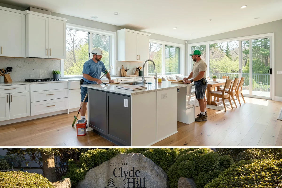 Concrete Curb Installation in Clyde Hill, King County, WA - Dry summer weather ensures the curb cures fully before it manages the season's heavier rains.