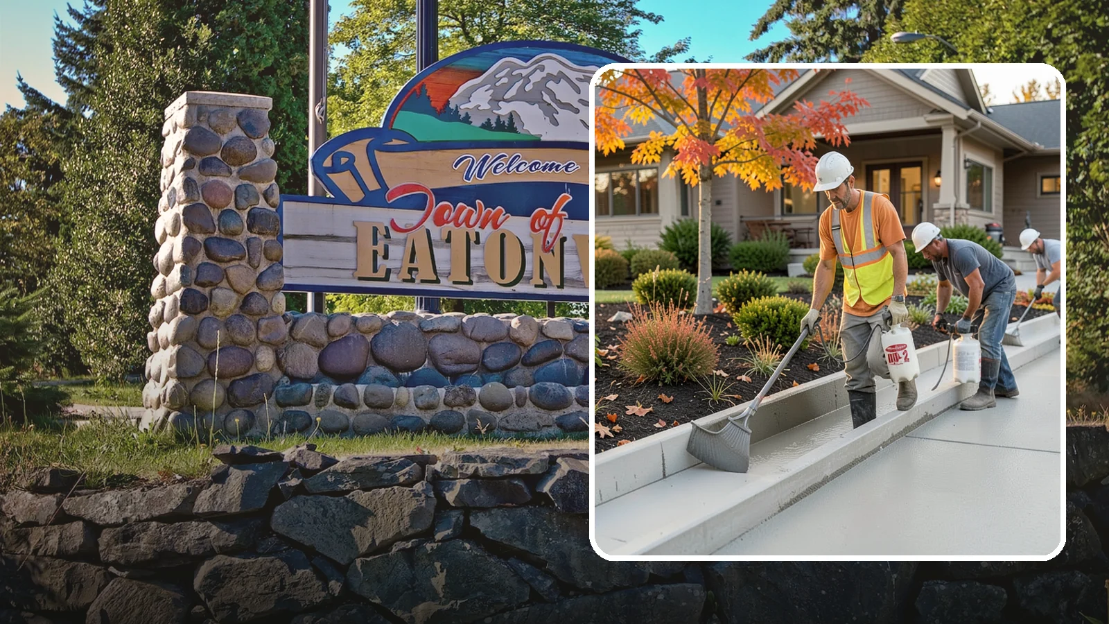 Concrete Curb Installation in Eatonville, Pierce County, WA - Durable concrete curbing that defines driveways and beds while directing water where it belongs.
