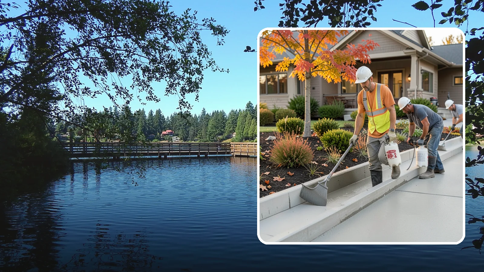 Concrete Curb Installation in Federal Way, King County, WA - Durable concrete curbing that defines driveways and beds while directing water where it belongs.