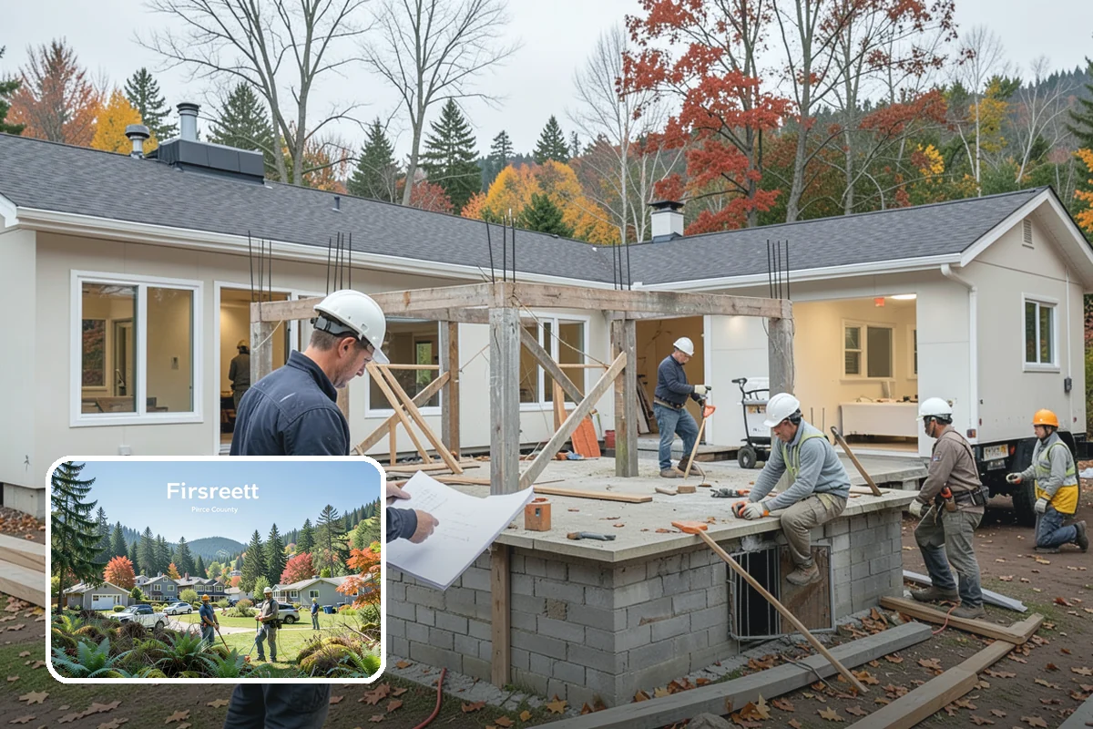 Concrete Curb Installation in Fircrest, Pierce County, WA - Defines edges and protects landscaping