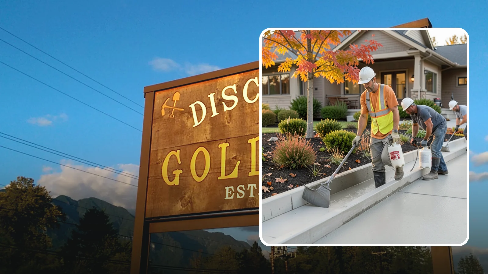 Concrete Curb Installation in Gold Bar, Snohomish County, WA - Durable concrete curbing that defines driveways and beds while directing water where it belongs.