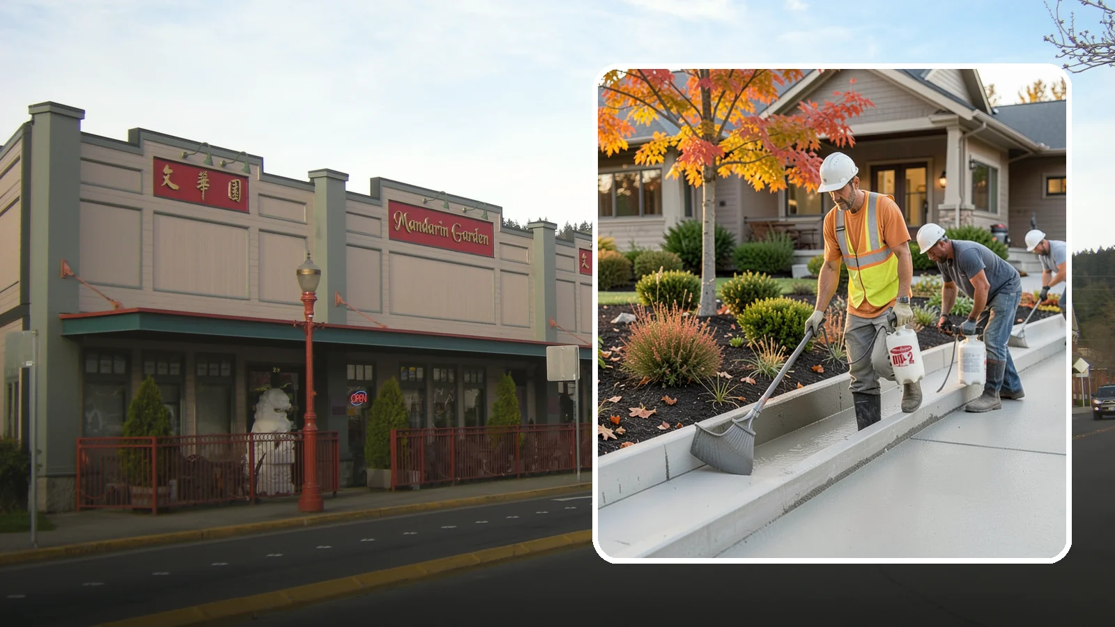 Concrete Curb Installation in Issaquah, King County, WA - Durable concrete curbing that defines driveways and beds while directing water where it belongs.