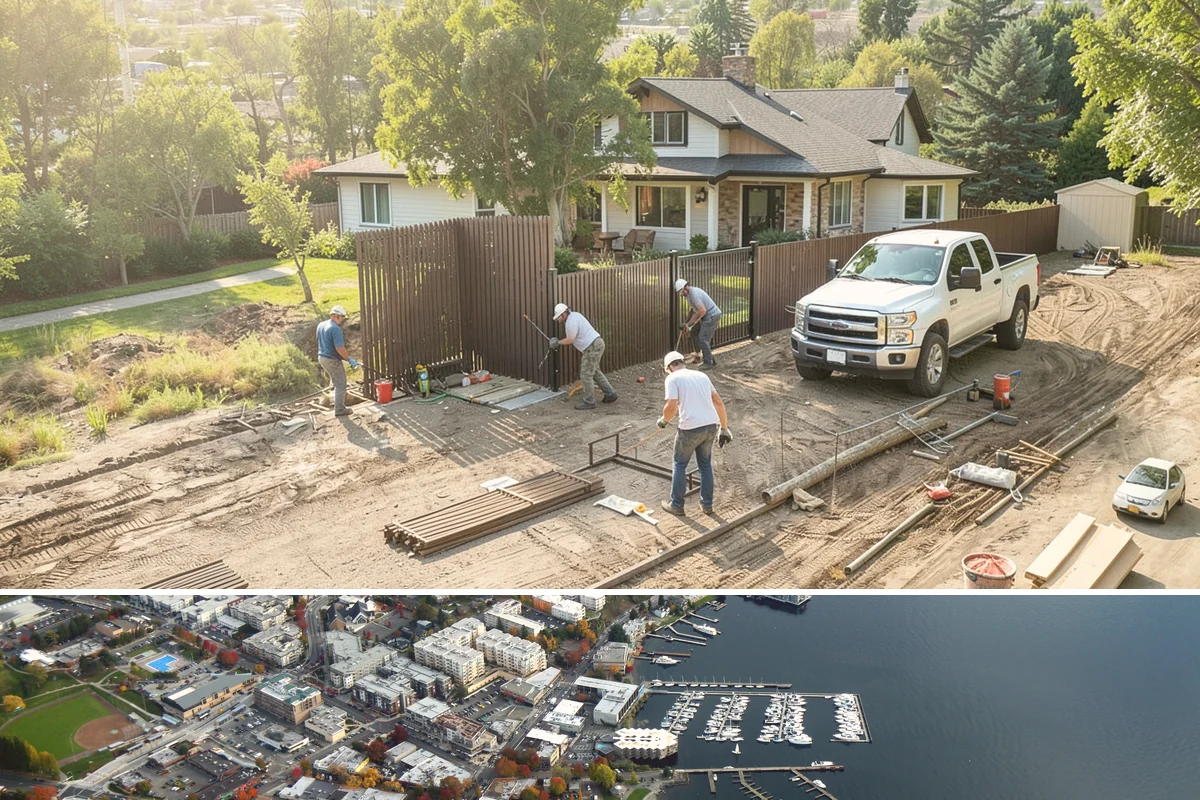Concrete Curb Installation in Kirkland, King County, WA - Dry summer weather ensures the curb cures fully before it manages the season's heavier rains.